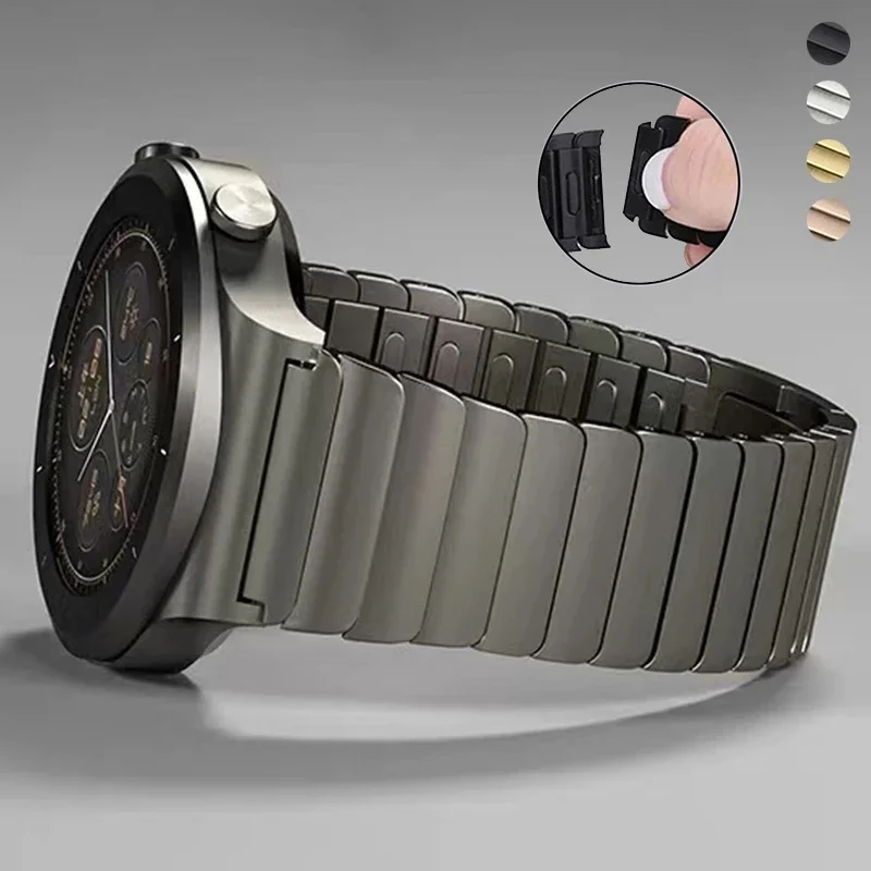 Seiko Watches Smartwatch - حزام من سبائك التيتانيوم مقاس 22
