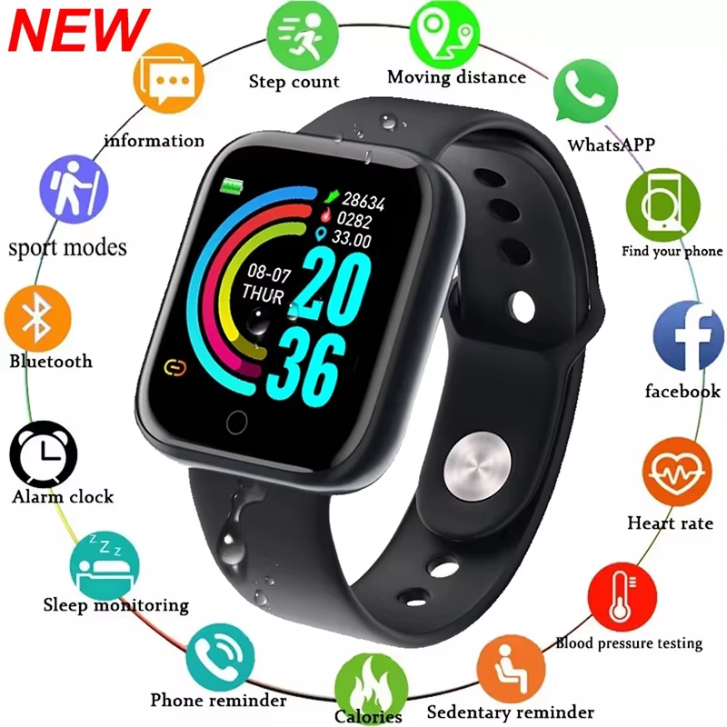 Watch Smartwatch Android - ساعة ذكية للرجال والنساء، ساعة يد