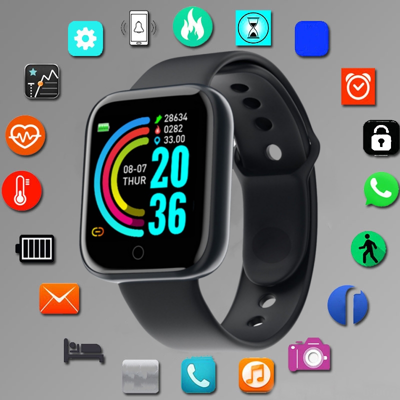 Watch Smartwatch Android - ساعة ذكية للرجال والنساء، وضع رياضي،