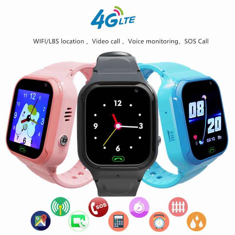 Smartwatch Digital Watches For Kid Boy With Alarm - 4G Kids ساعة هاتف ذكي مكالمة