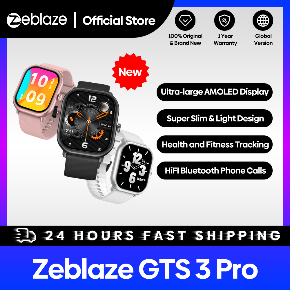Smartwatch Health Watches For Men - ساعة ذكية Zeblaze-GTS 3 Pro للرجال
