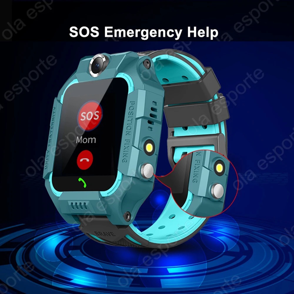 ساعة ذكية للأطفال Q12 مع خاصية - مراجعة Smartwatch Digital Watches For Kid Boy With Alarm وسعره