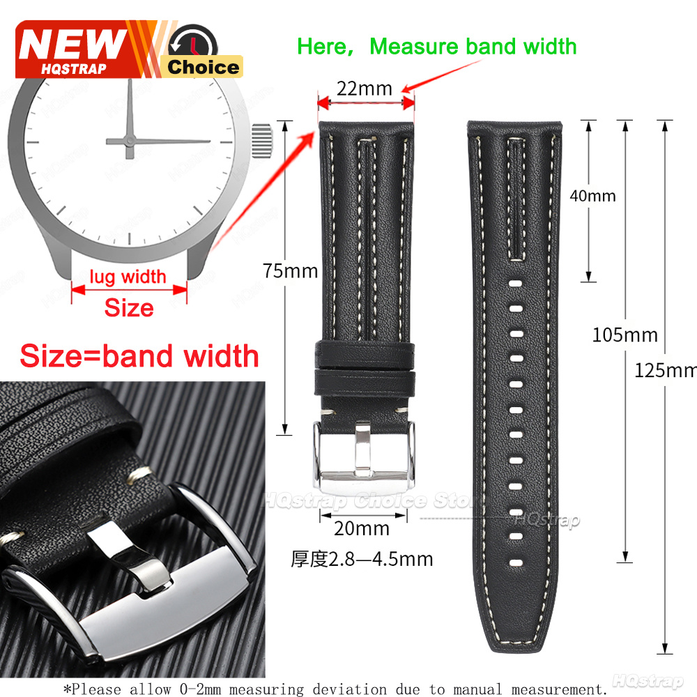 حزام جديد مصنوع يدويًا بخياطة  - مراجعة Seiko Watches Smartwatch وسعره