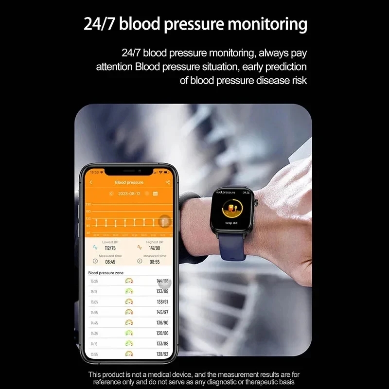 2025 جديد ECG + PPG رصد ساعة ذ - مراجعة Smartwatch Health Watches For Women وسعره