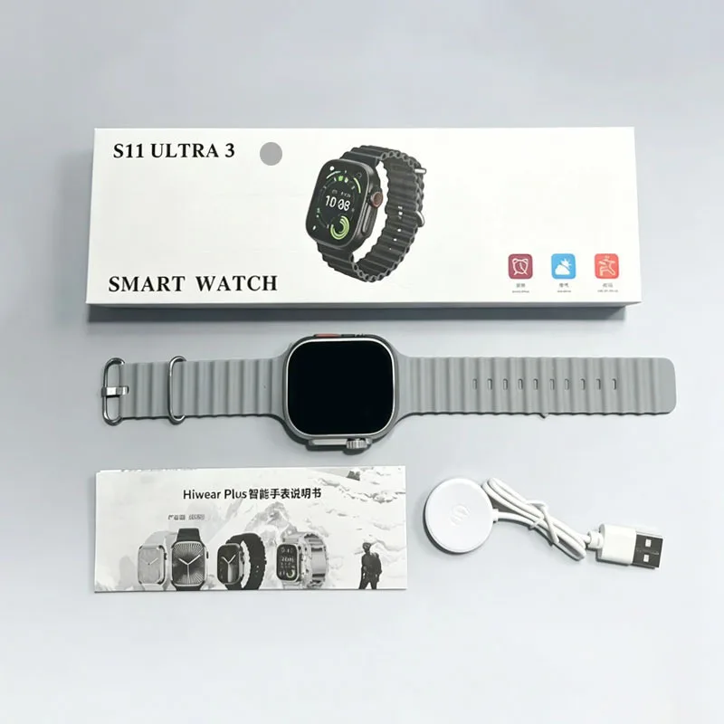 ساعة ذكية S11 Ultra 3 للرجال ب - مراجعة Watch Smartwatch Android وسعره