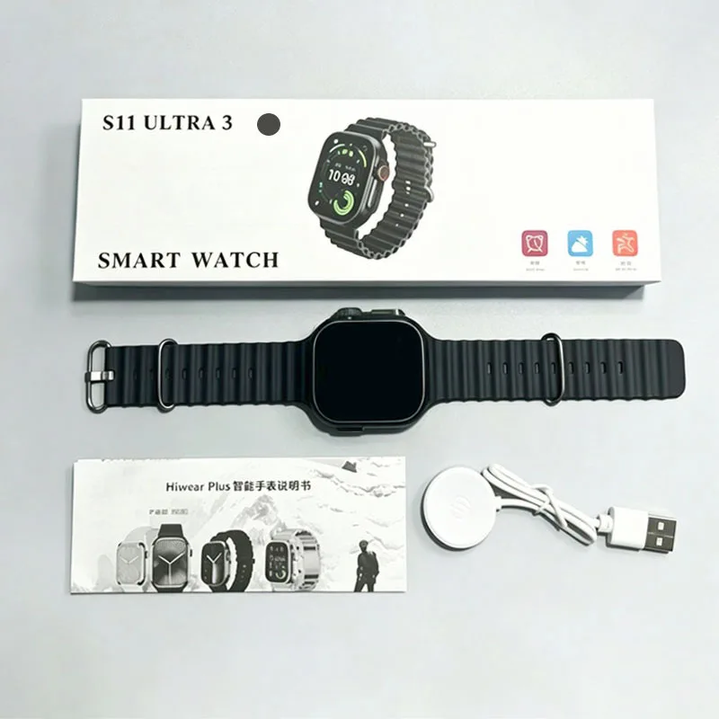 ساعة ذكية S11 Ultra 3 للرجال ب - مراجعة Watch Smartwatch Android وسعره