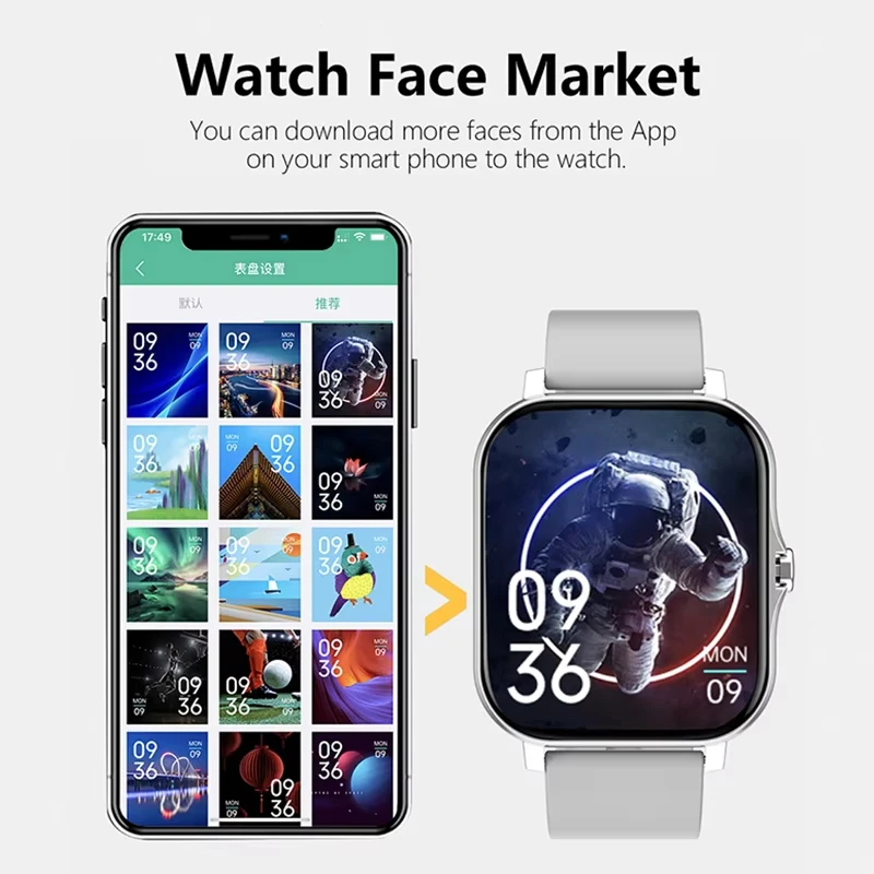ساعة ذكية رياضية مقاومة للماء  - مراجعة Smartwatch Health Watches For Men وسعره