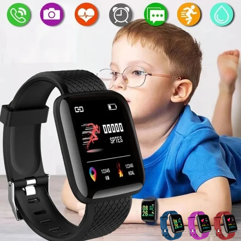 ساعة ذكية رياضية للياقة البدني - مراجعة Smartwatch Digital Watches For Kid Boy With Alarm وسعره