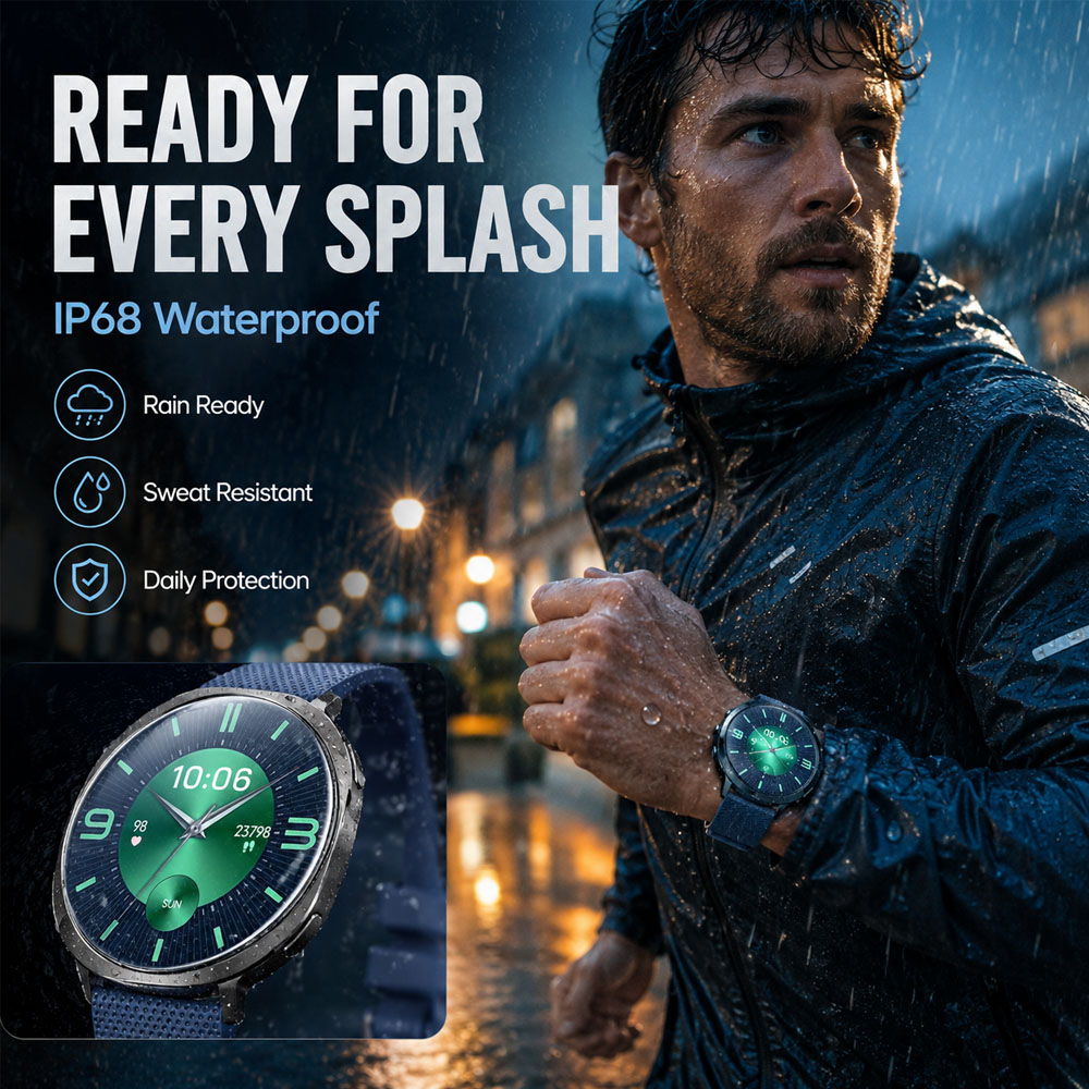 ساعة ذكية جديدة لتتبع اللياقة  - مراجعة Smartwatch Health Watches For Men وسعره