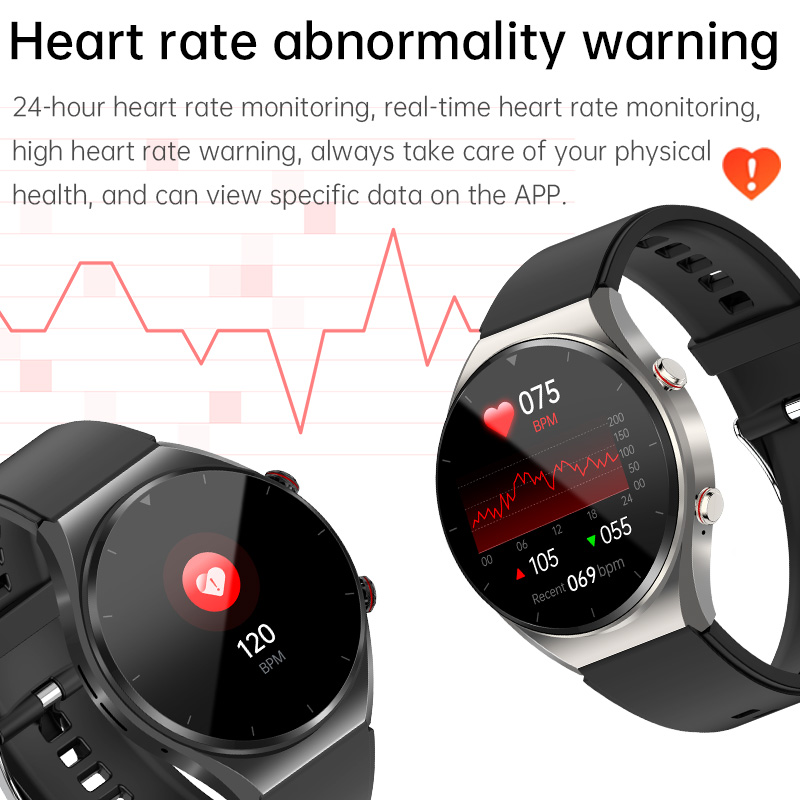 ساعة ذكية GEJIAN بشاشة HD مقاس - مراجعة Smartwatch Health Watches For Men وسعره