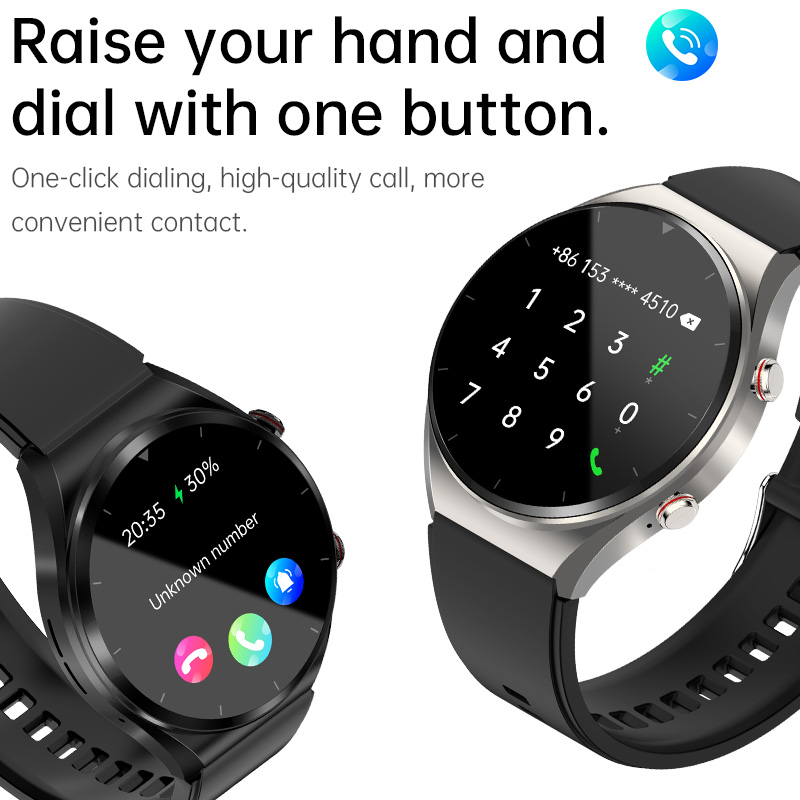 ساعة ذكية GEJIAN بشاشة HD مقاس - مراجعة Smartwatch Health Watches For Men وسعره