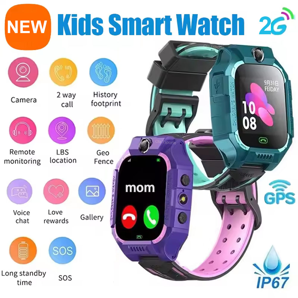 ساعة ذكية للأطفال بتقنية 2G مع - مراجعة Smartwatch Watches Birthday Gift For Boys وسعره