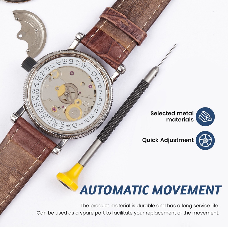 حركة ساعة ميكانيكية بيضاء 3H م - مراجعة Watches Original وسعره