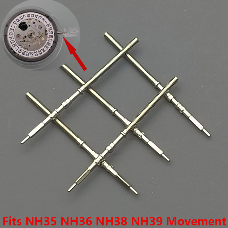 2/4 قطعة NH35 NH36 حركة تاج ال - مراجعة Watch Crown Stem وسعره