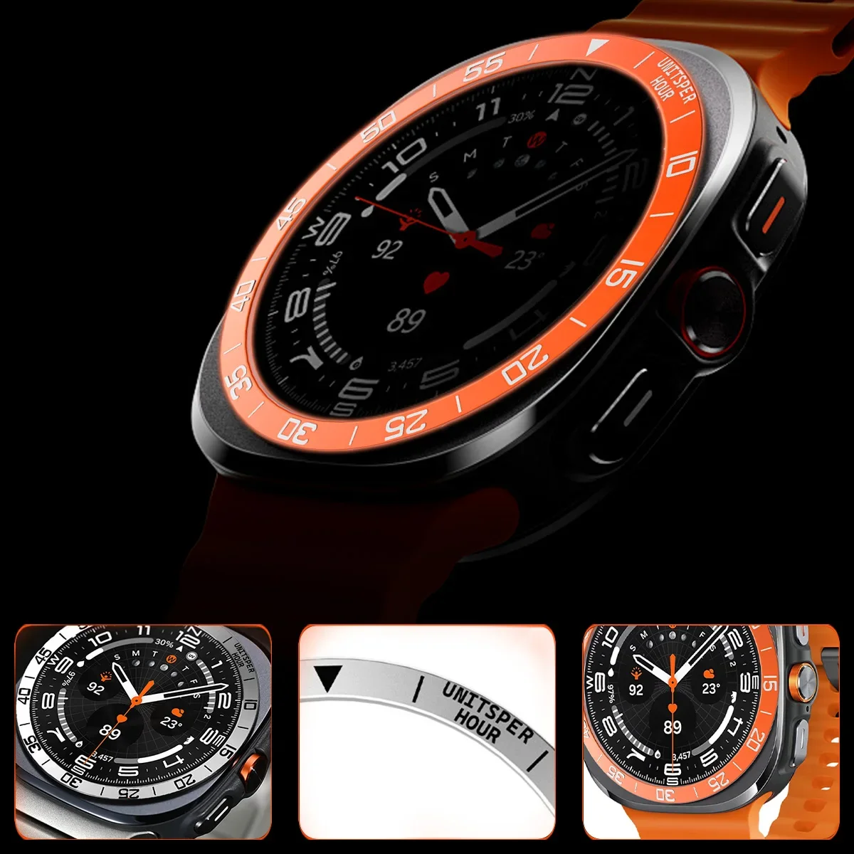 غطاء معدني الحافة الدائري لساع - مراجعة Watch Smartwatch Android وسعره