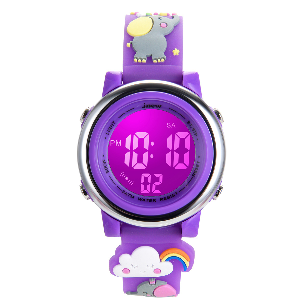 UTHAI H120 الأطفال الكرتون ساع - مراجعة Smartwatch Digital Watches For Kid Boy With Alarm وسعره