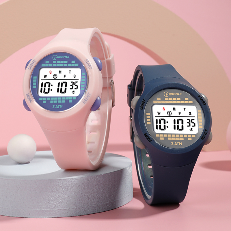 ساعة إلكترونية مقاومة للماء لل - مراجعة Smartwatch Digital Watches For Kid Boy With Alarm وسعره