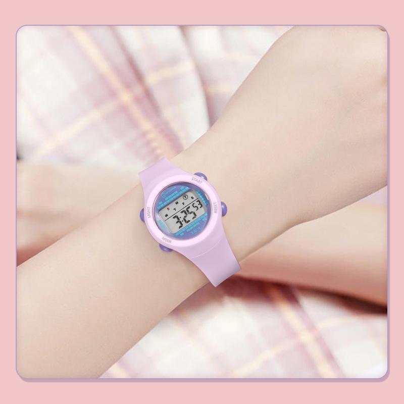 ساعة إلكترونية مقاومة للماء لل - مراجعة Smartwatch Digital Watches For Kid Boy With Alarm وسعره