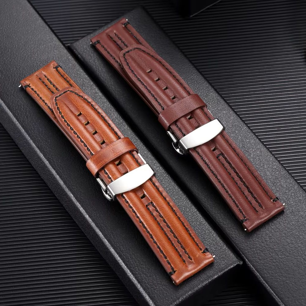 أحزمة ساعات من جلد البقر الأصل - مراجعة Seiko Watches Smartwatch وسعره