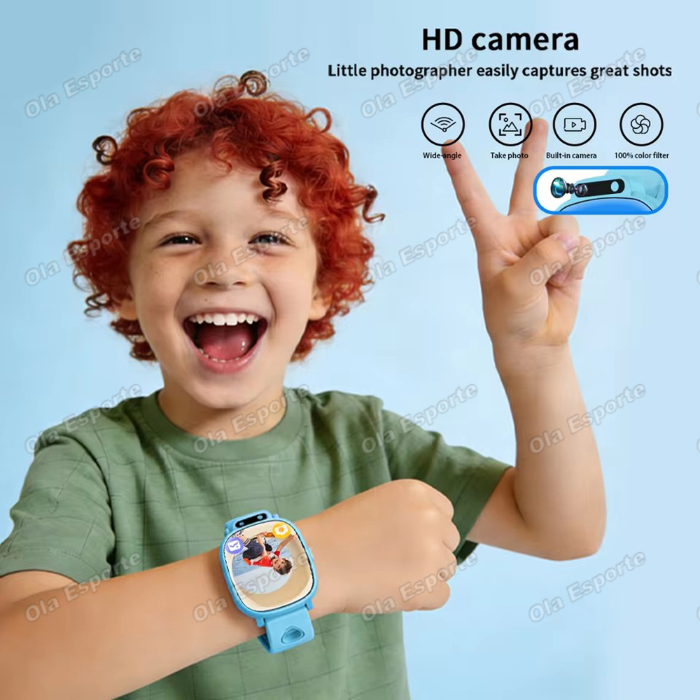 ساعة ذكية للأطفال (أولاد وبنات - مراجعة Smartwatch Digital Watches For Kid Boy With Alarm وسعره