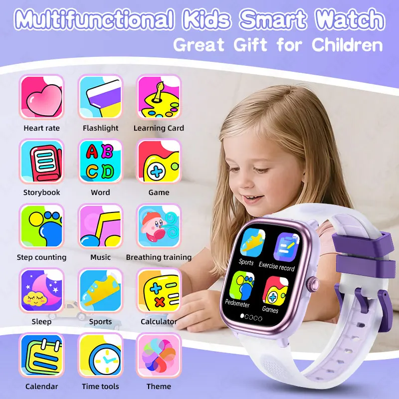ساعة LIGE الذكية للأطفال الأول - مراجعة Smartwatch Watches Birthday Gift For Boys وسعره