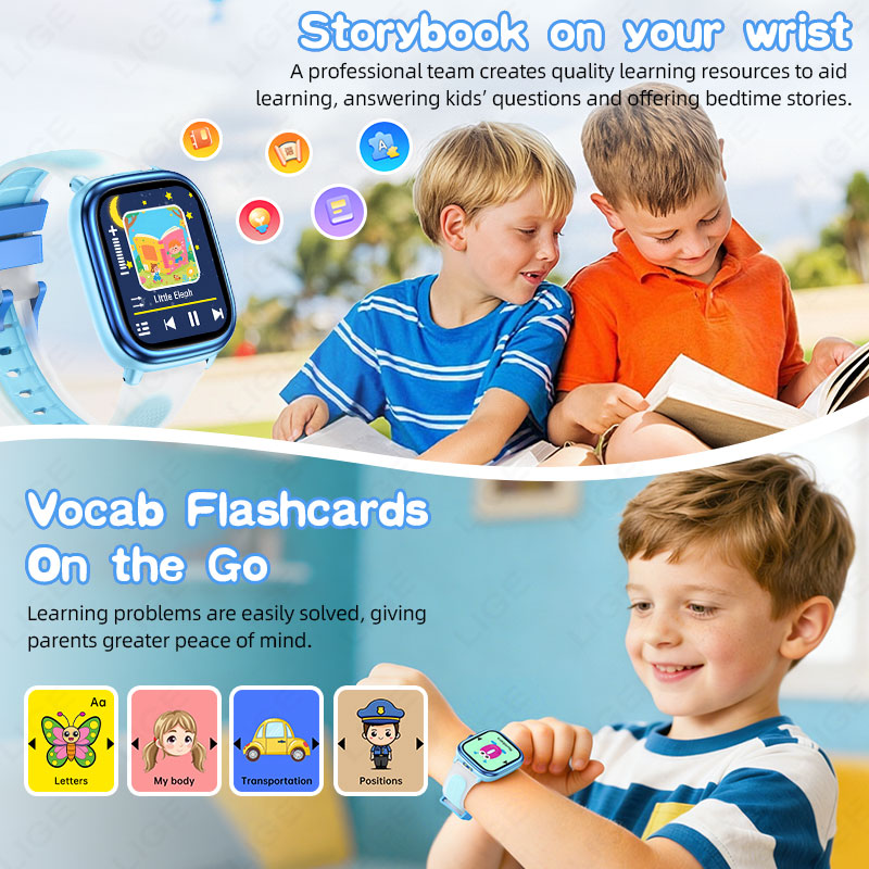 ساعة ذكية للأطفال، ساعة ذكية ل - مراجعة Smartwatch Watches Birthday Gift For Boys وسعره