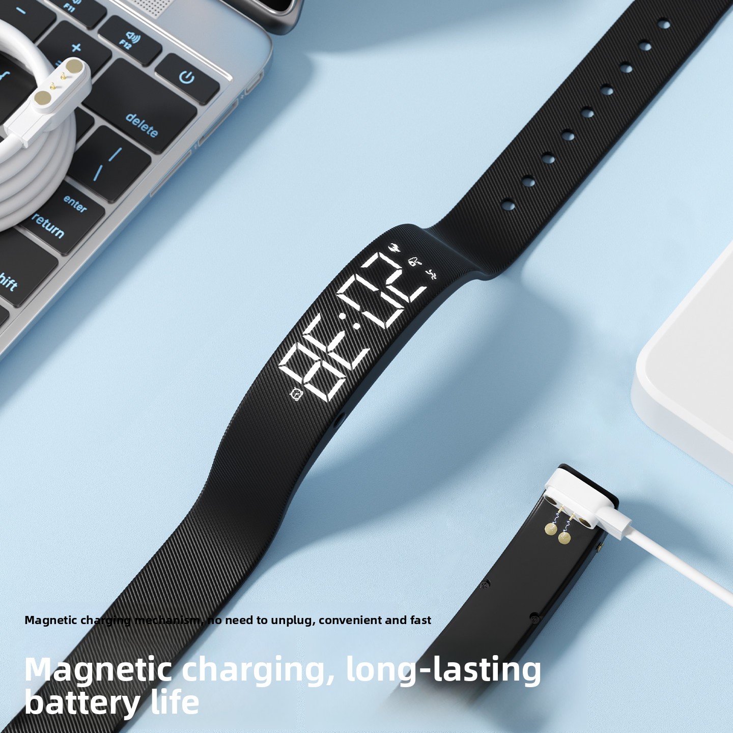 ساعة ذكية كورية بسيطة جديدة لع - مراجعة Smartwatch Digital Watches For Kid Boy With Alarm وسعره